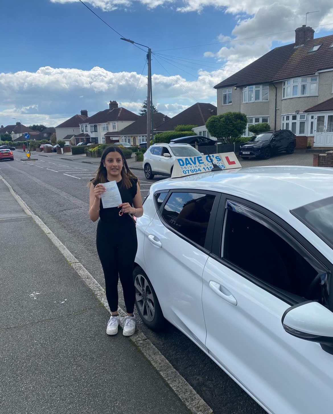 Ria - Successful Student at Dave G's Driving School